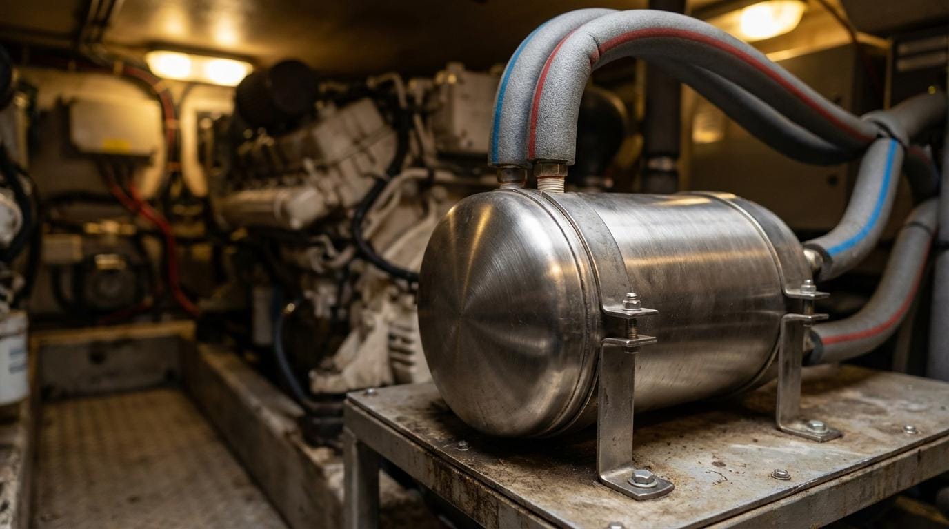 Vandvarmer til båd: 20/30/40/60/70 liter – valg, montage og strømbehov