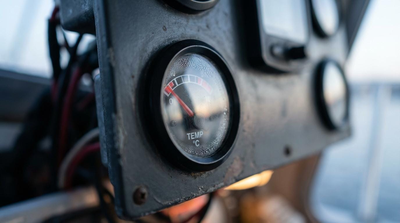 motorinstrumenter-til-baad VETUS motorinstrumenter og motorpaneler: Omdrejningstæller, temperatur, olietryk og alarmer