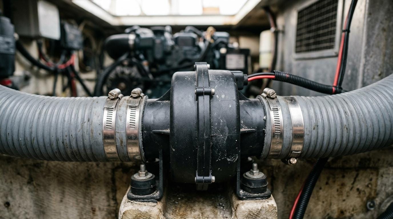 Motorrumsventilation: Sådan dimensionerer du blower, slanger og luftindtag (uden støj og varmgang)