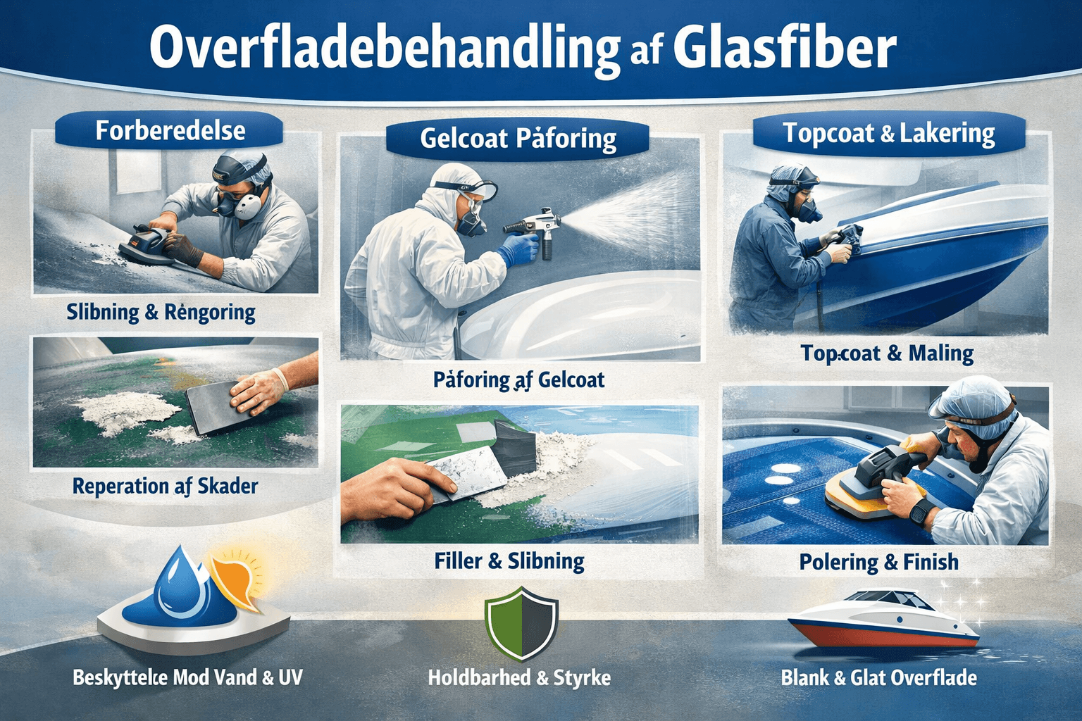 overflade-behandling-af-glasfiber Overfladebehandle glasfiber